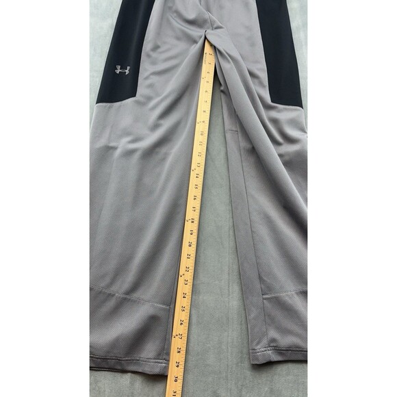 Under Armour Gray Athletic Pants Men's Medium Loose Joggers Drawstring Elastic - Picture 10 of 11